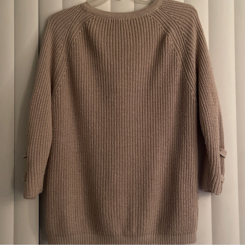 Oversized knit sweater